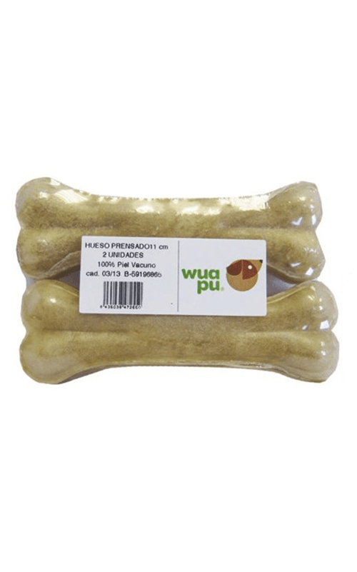 WUAPU Hueso prensado para Perros 11 cm